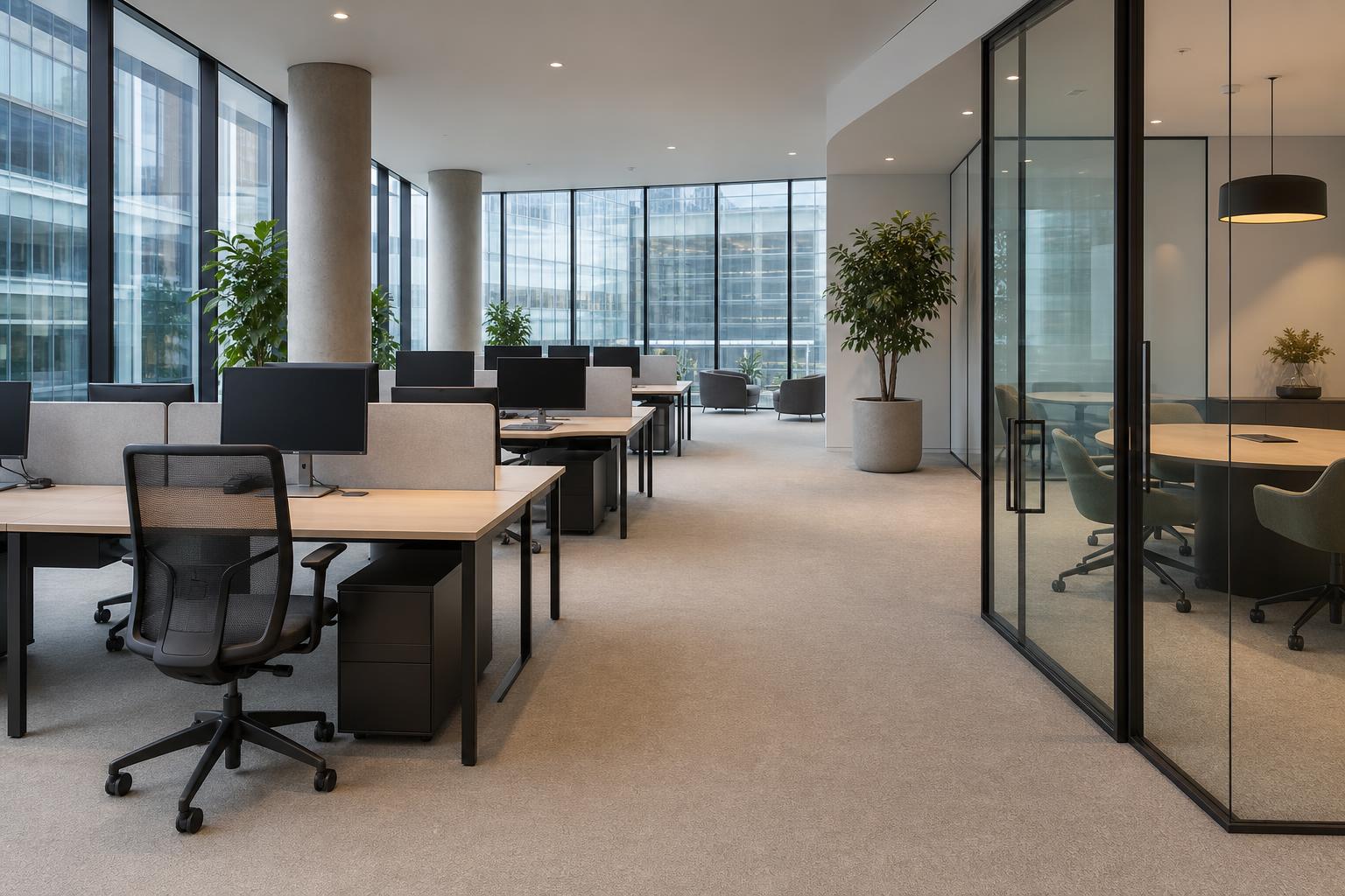 Office & Workplace, Hybrid offices that sense themselves.